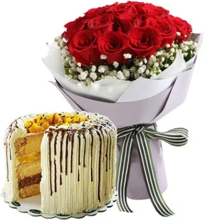 buy flowers with cake combo philippines