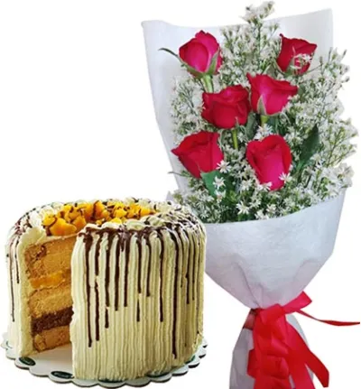 send roses with cake to philippines