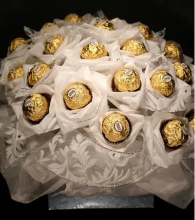 Ferrero White Bouquet Send to Manila Philippines